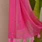 Zeena Pink Cotton Suit  Set