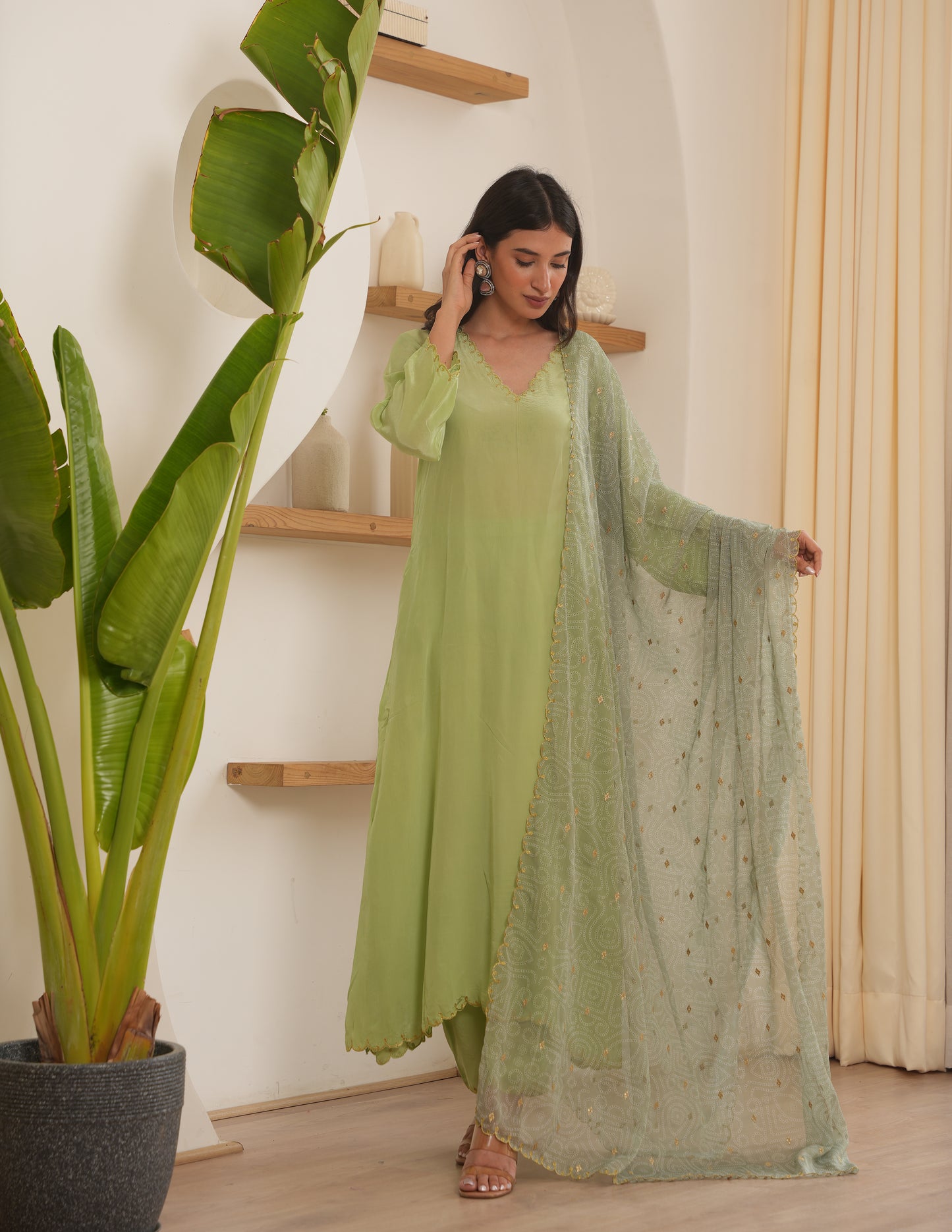 Bella Pista Silk Suit Set