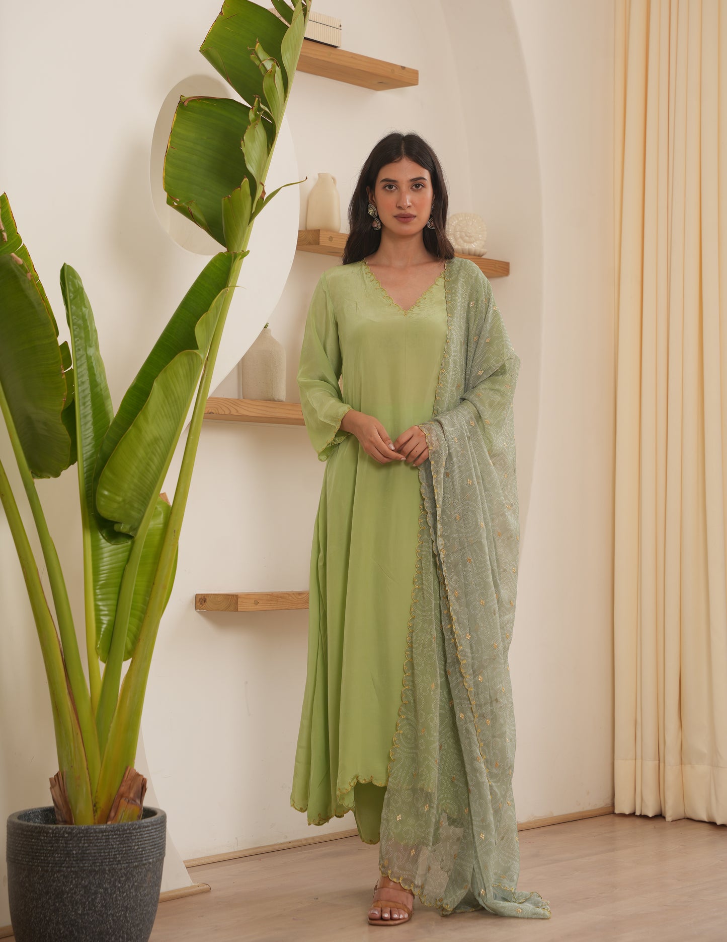 Bella Pista Silk Suit Set