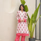 Iris White Chanderi Kurta Set