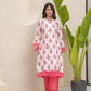 Iris White Chanderi Kurta Set